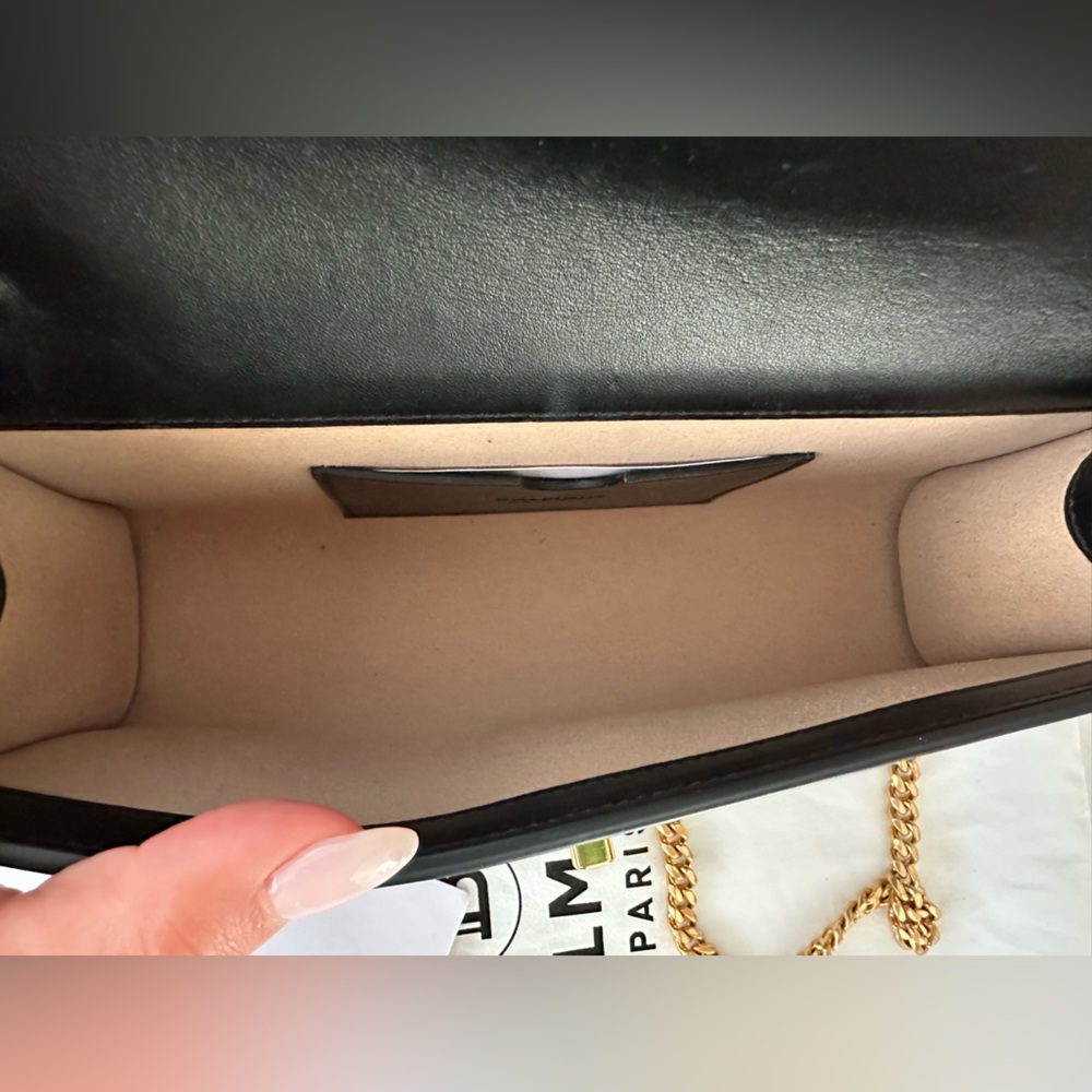 BALMAIN B-Buzz 23 Crossbody Pouch- Authentic - Picture 5 of 9
